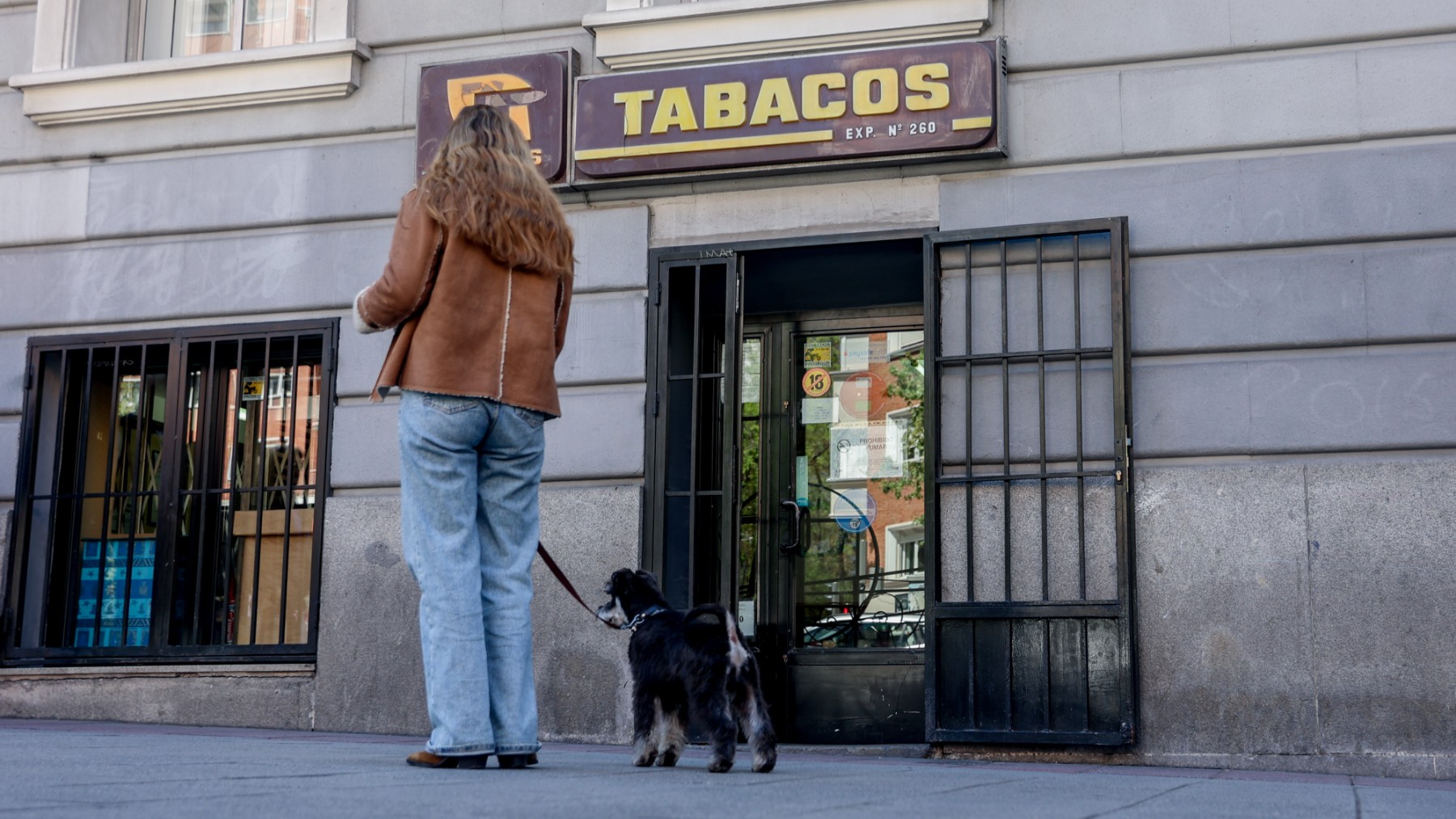 La fachada de un estanco en Madrid. (EP)