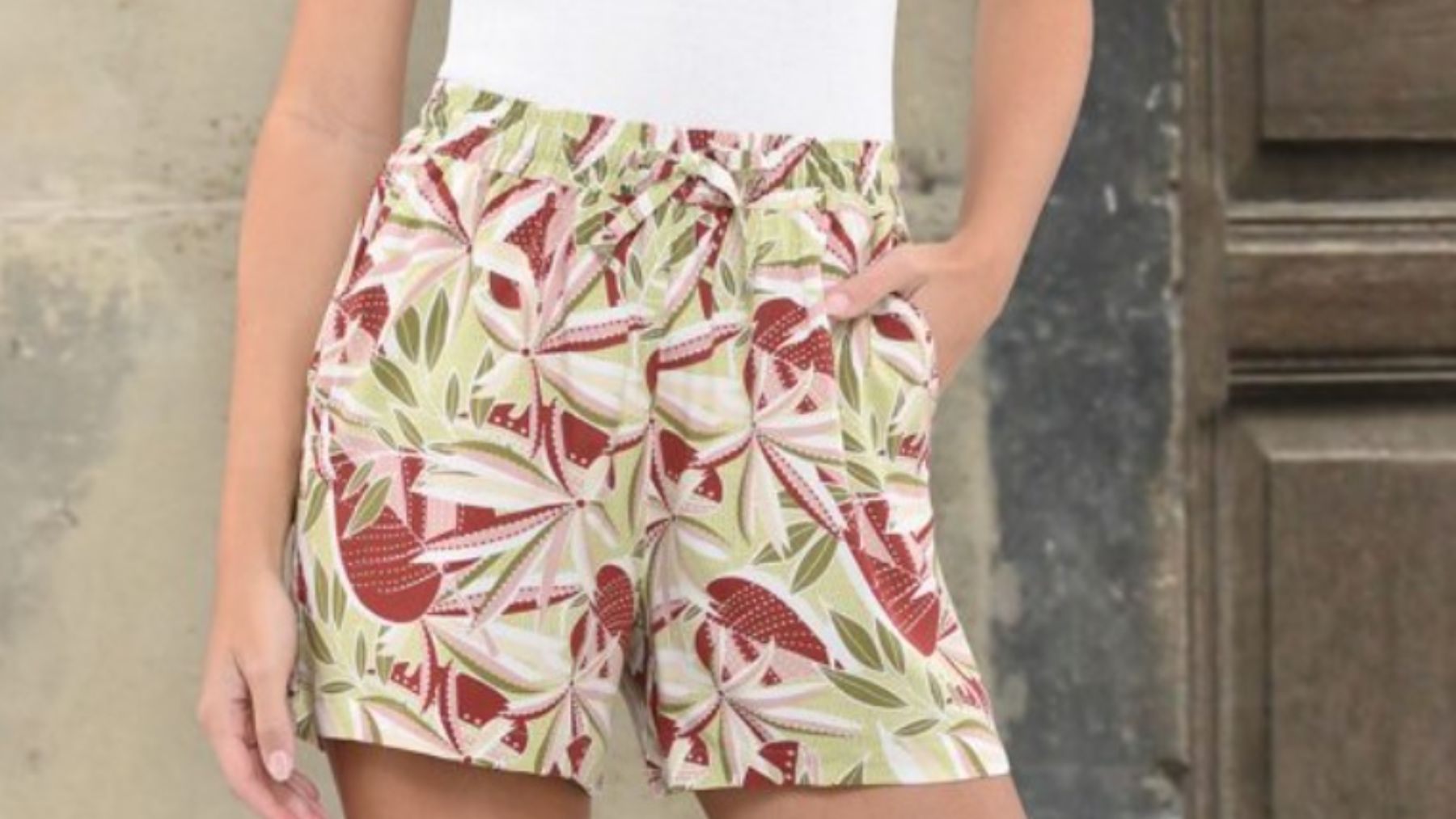 Bermudas estampadas de Aldi.