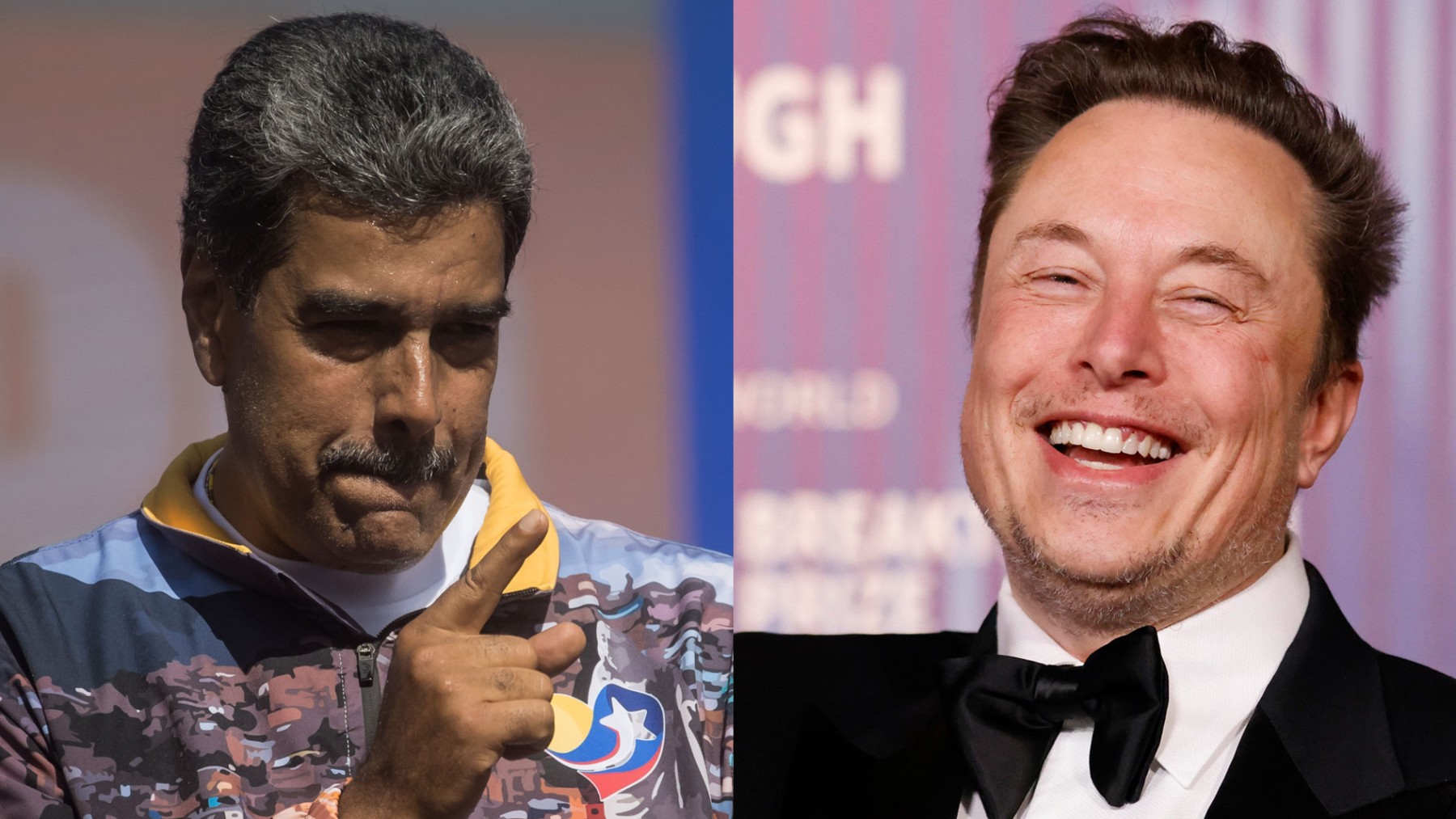 Nicolás Maduro y Elon Musk. (Foto: Efe)