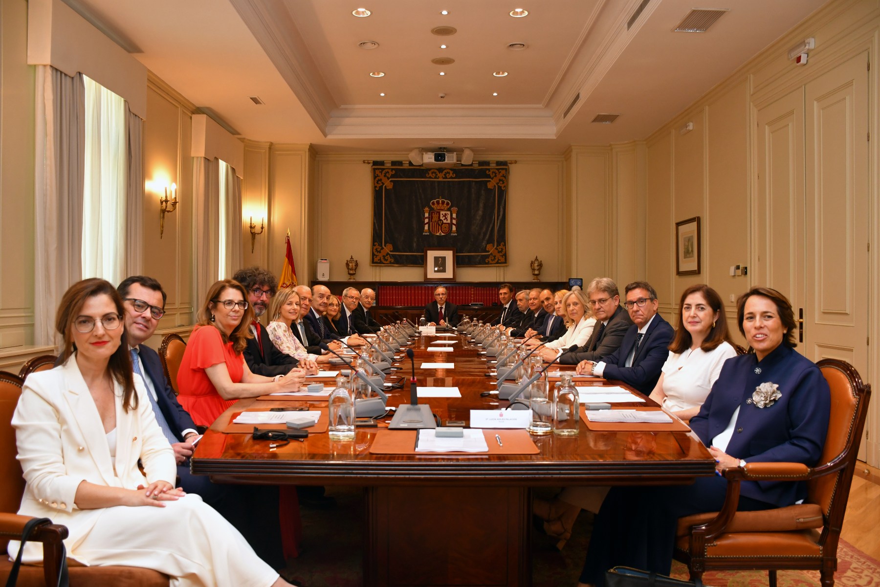 Los vocales del CGPJ en el Pleno del órgano de Gobierno de los jueces.