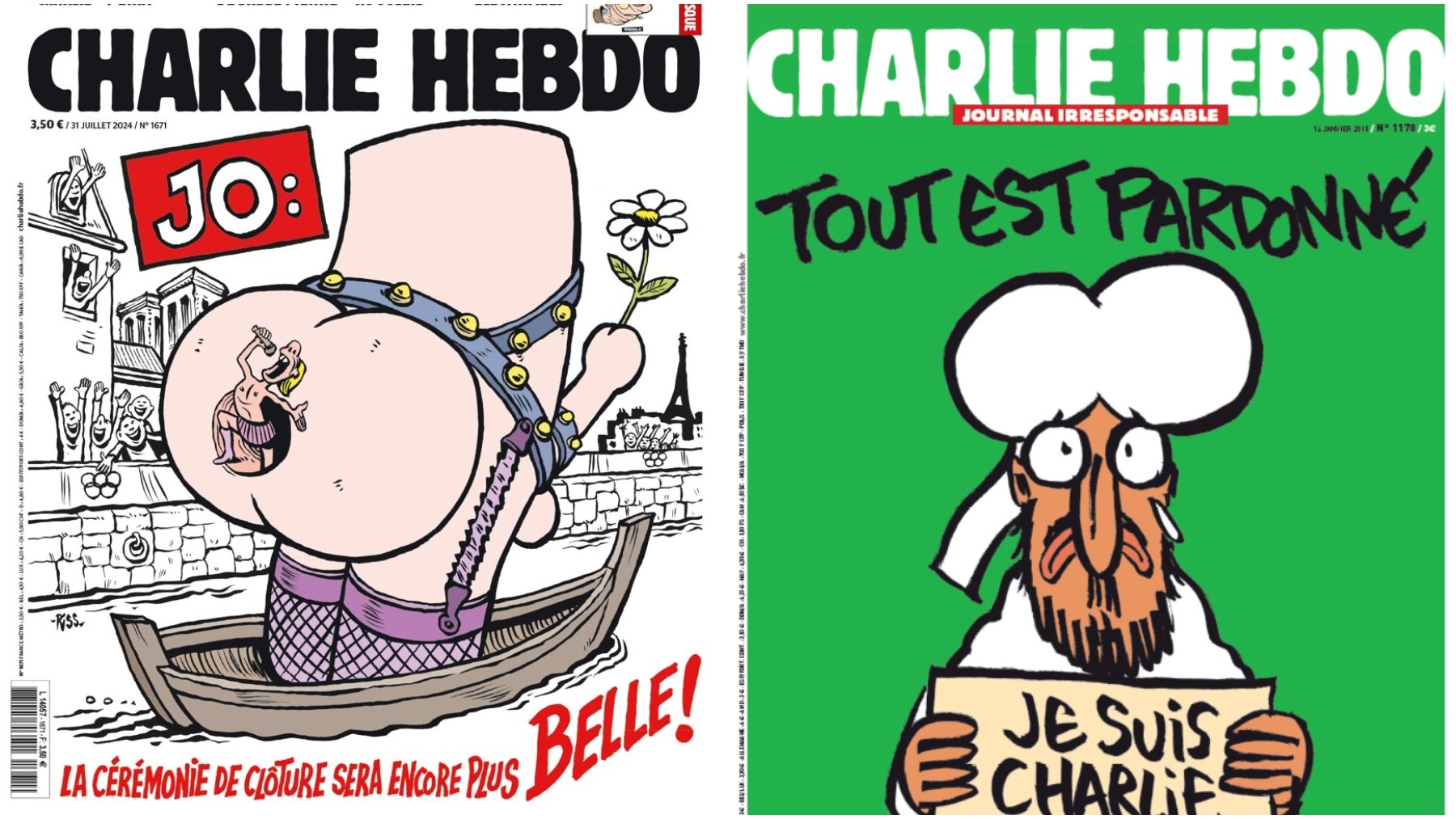 Portadas de la revista Charlie Hebdo
