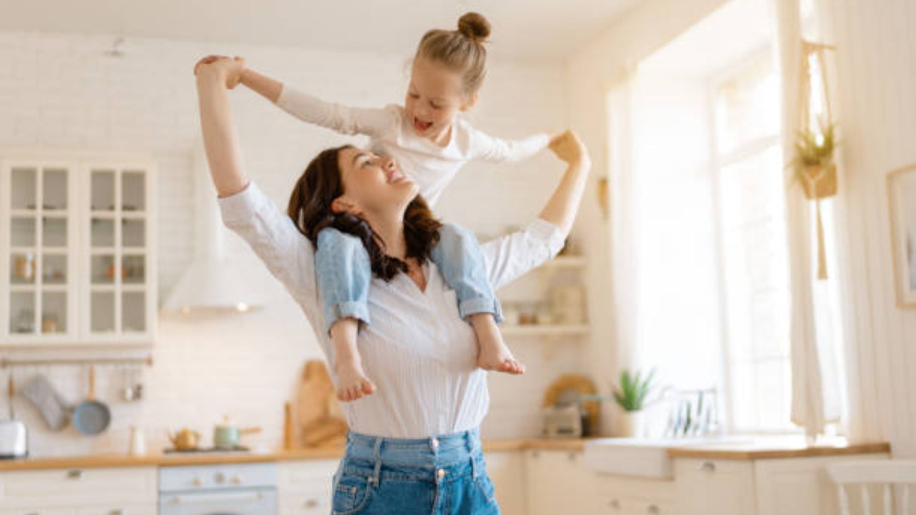 Madre con su hija.