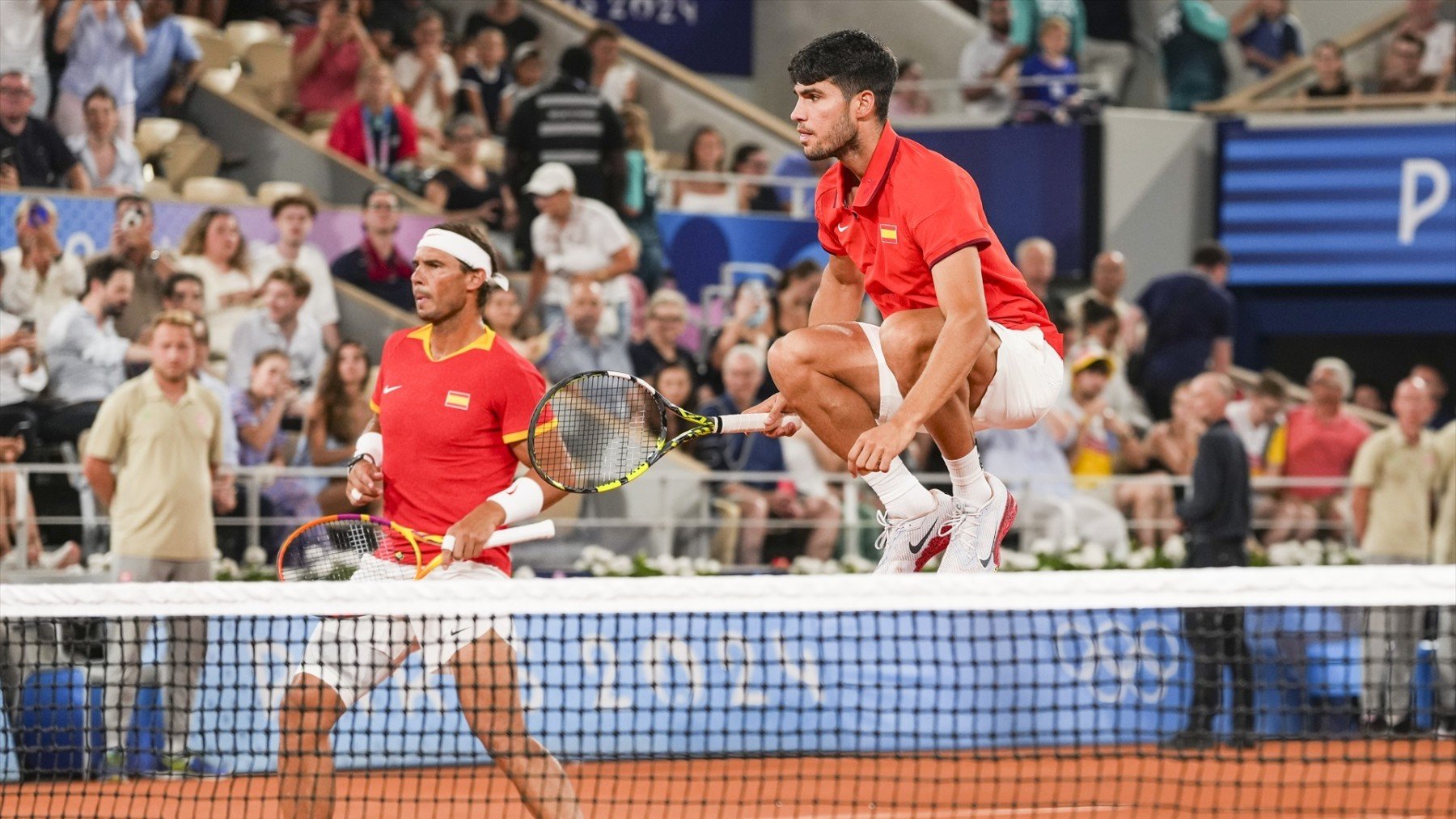 Rafa Nadal y Carlos Alcaraz.