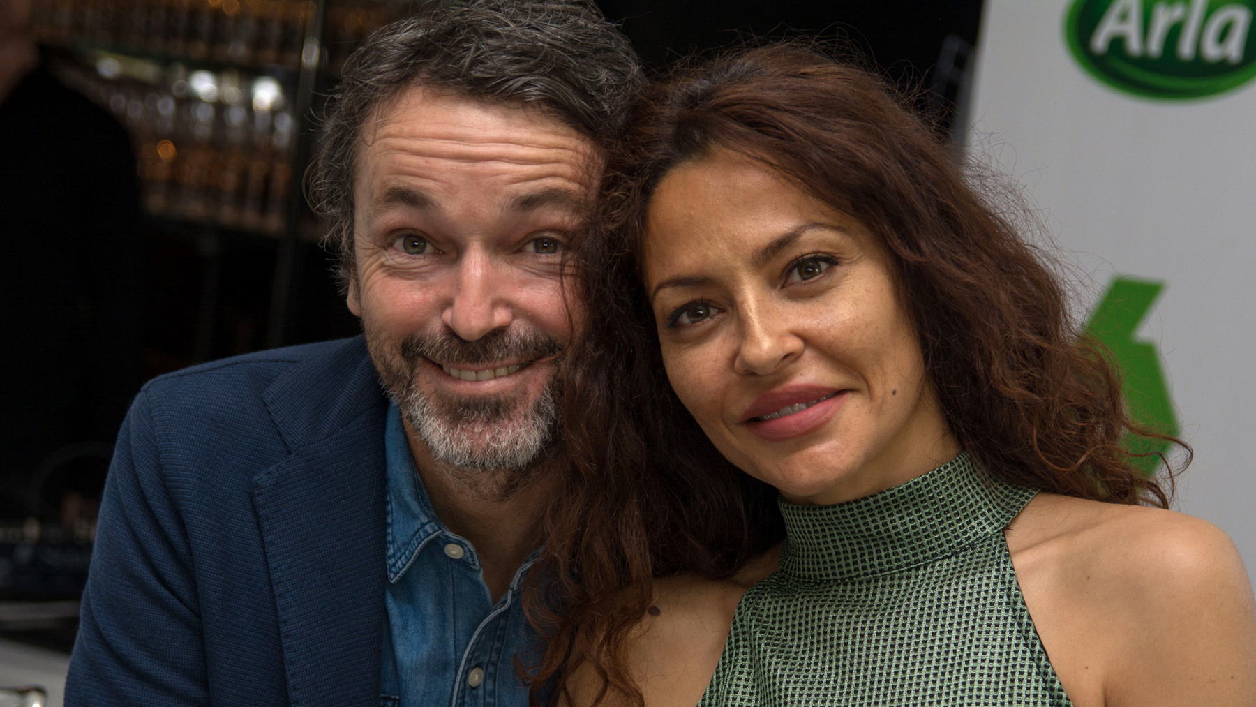 Patricia Pérez con Luis Canut