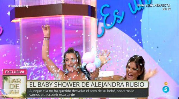 El programa 'TardeAR' desvela el sexo del bebé de Alejandra Rubio