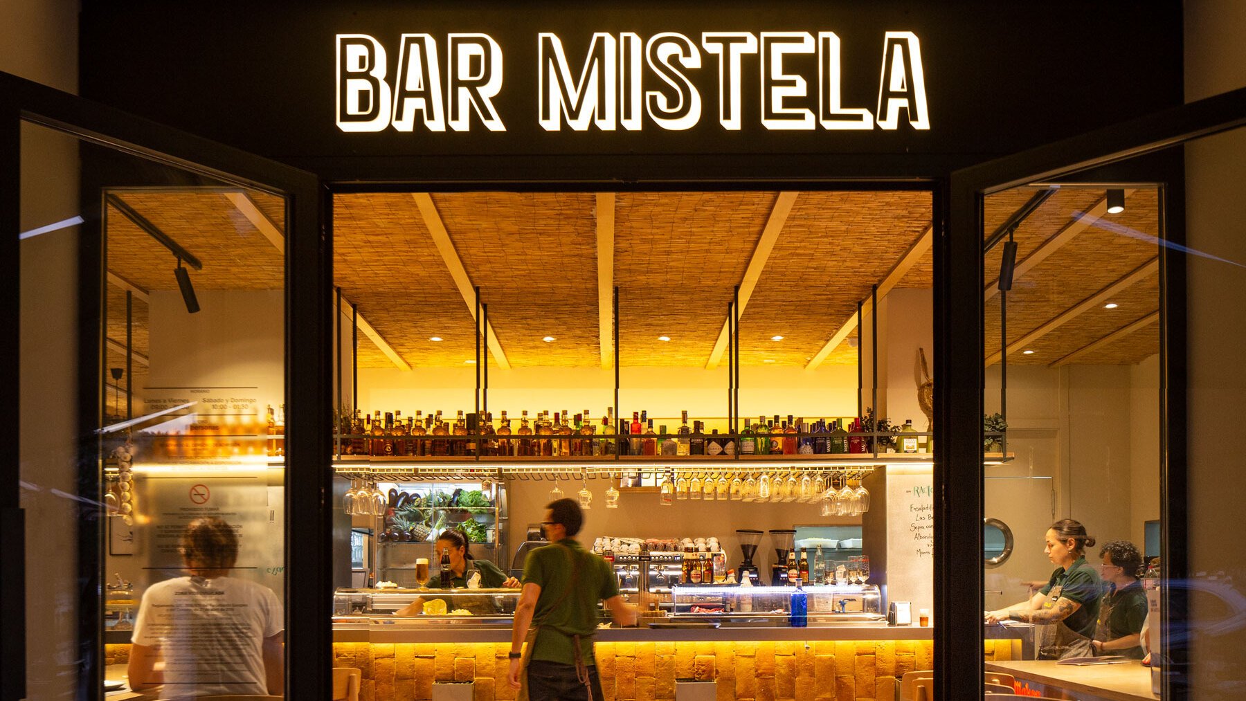 Entrada del ‘Bar Mistela’. Foto: ‘Bar Mistela’.