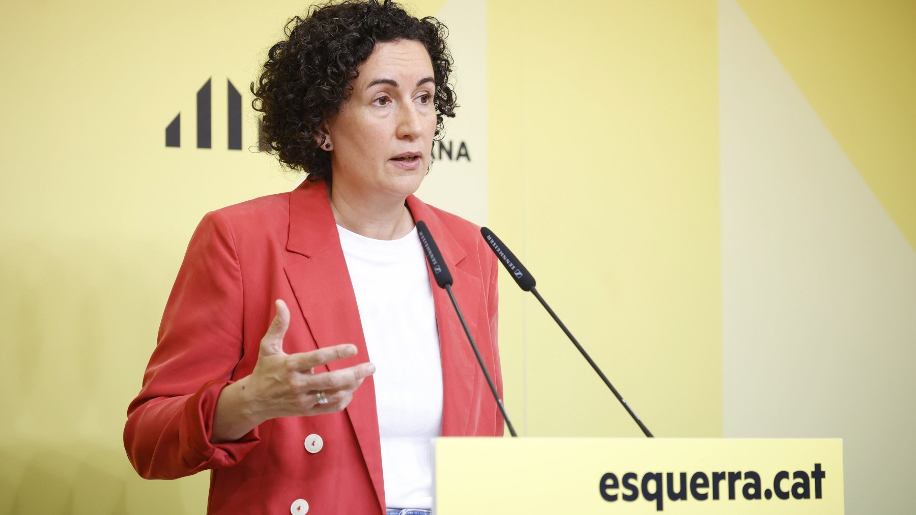 La máxima dirigente de ERC, Marta Rovira.