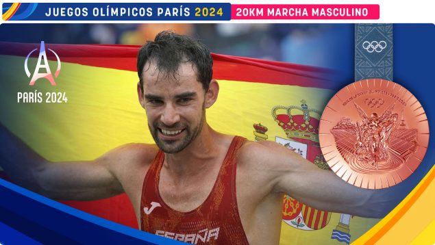 Álvaro Martín bronce Juegos Olímpicos 20 kilómetros marcha