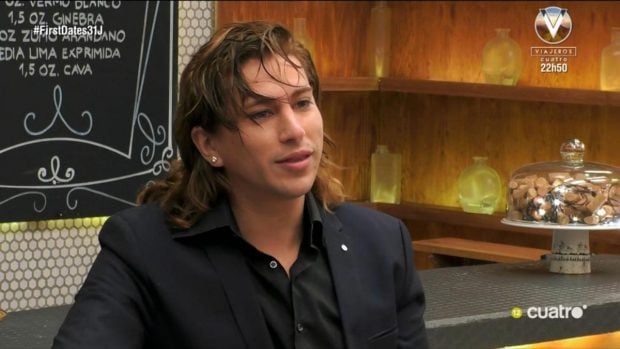 Rodrigo en 'First Dates'. (Mediaset)