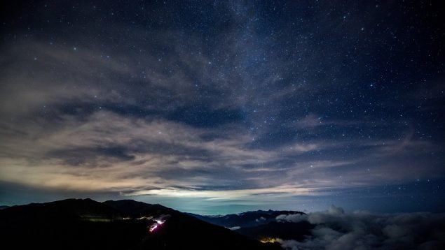 Cielo estrellado, Zaragoza