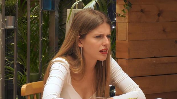 María en 'First Dates'. (Mediaset)