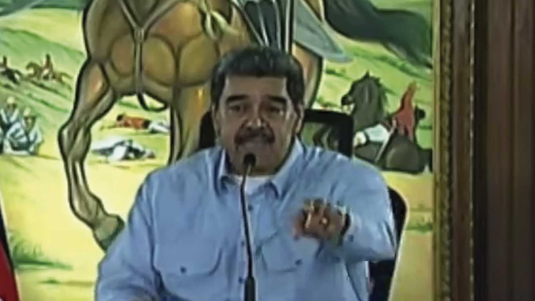 Nicolás Maduro en Miraflores.