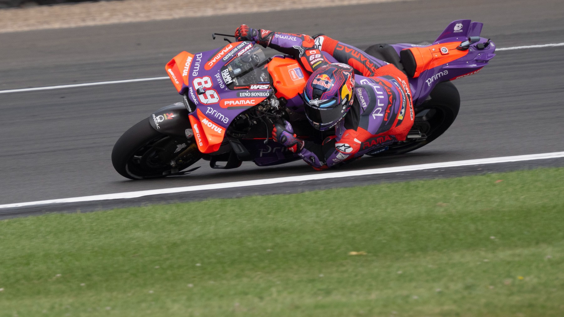 Jorge Martín, durante el GP de Gran Bretaña de MotoGP. (Getty)