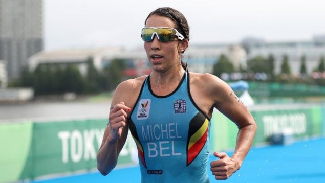 Claire Michel, triatleta, belga, Sena, bacteria