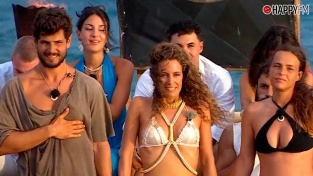 Alejandro Nieto y Marta Peñate en la final de 'Supervivientes All Stars'. (Mediaset)