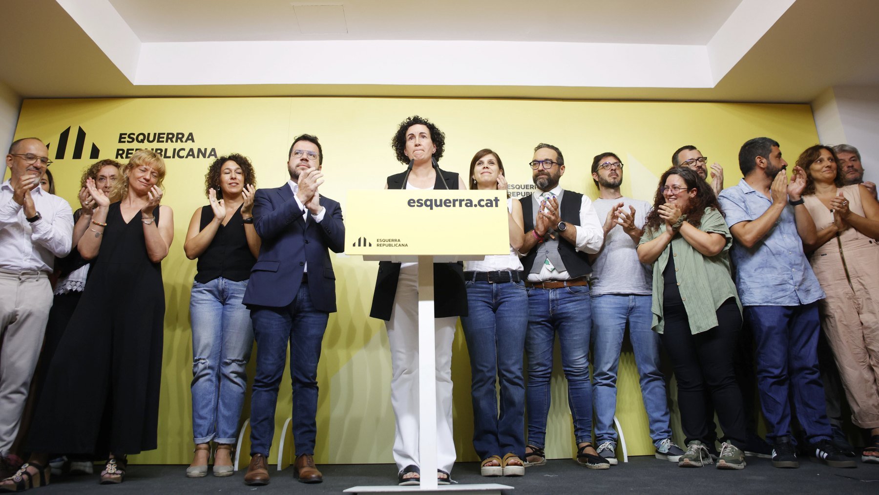 La dirección de ERC. (Foto: EP)