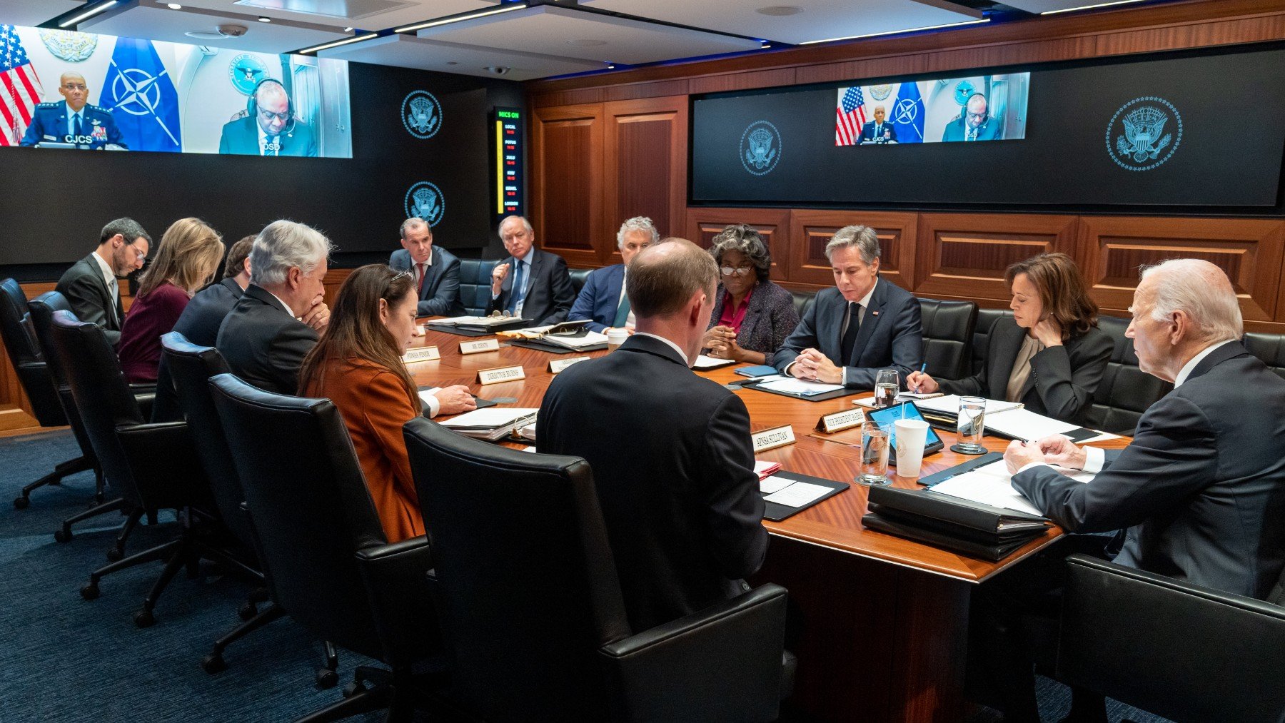 Joe Biden y Kamala Harris en la ‘Situation Room’.