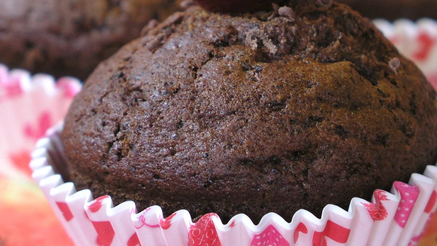 Muffins de plátano y chocolate.