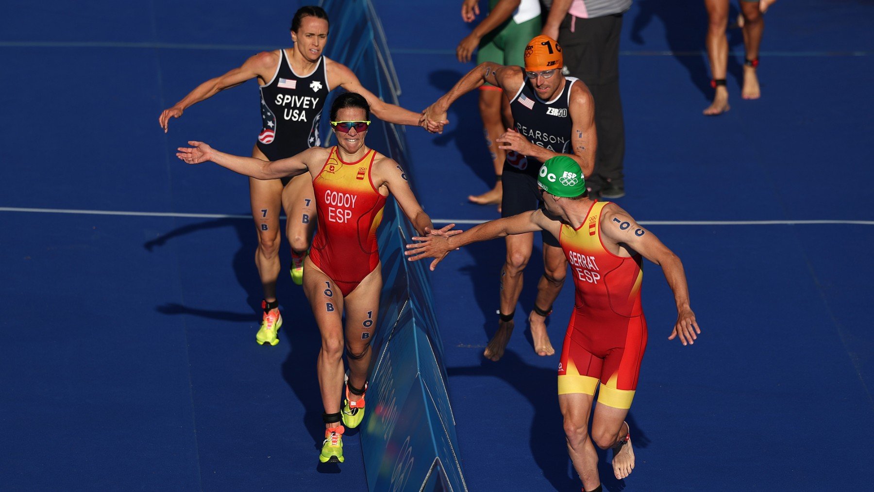 Relevo mixto de triatlón que se estrenó como prueba olímpica en Tokio.