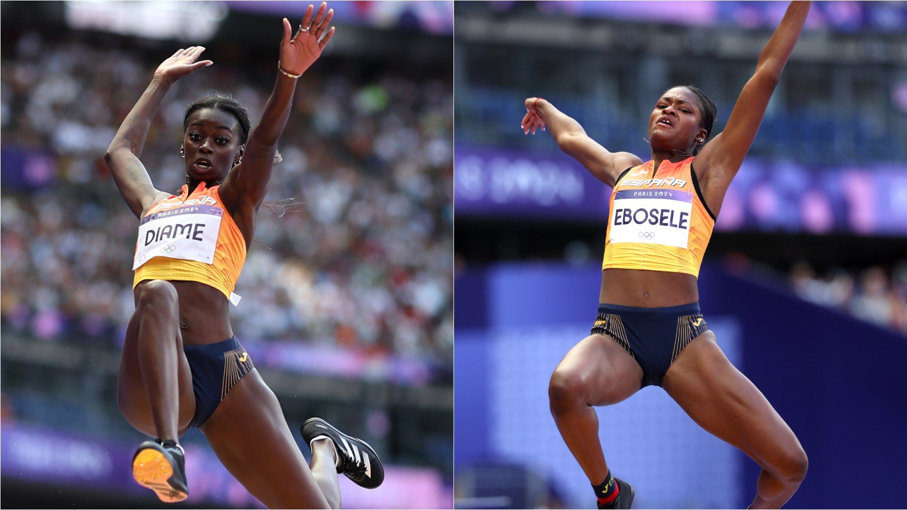 Fatima Diame y Tessy Ebolese. (Getty)