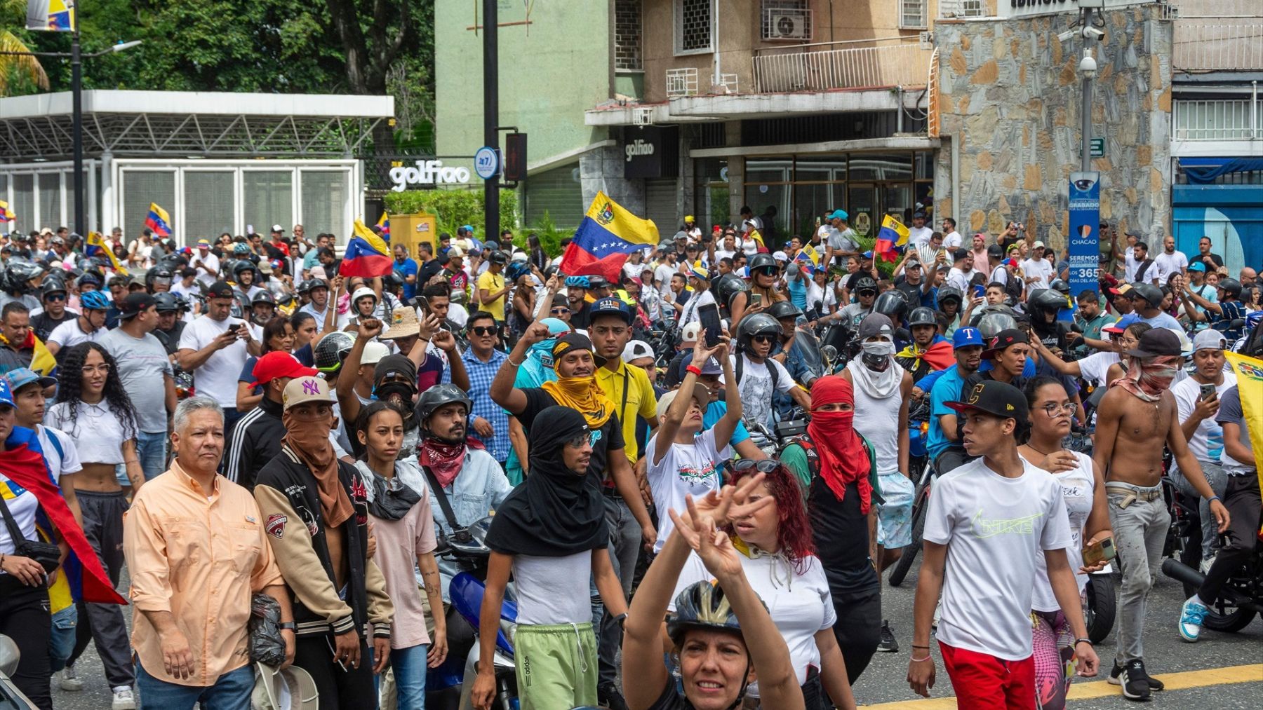 Una de las protestas en Venezuela. (FOTO: E.P.)