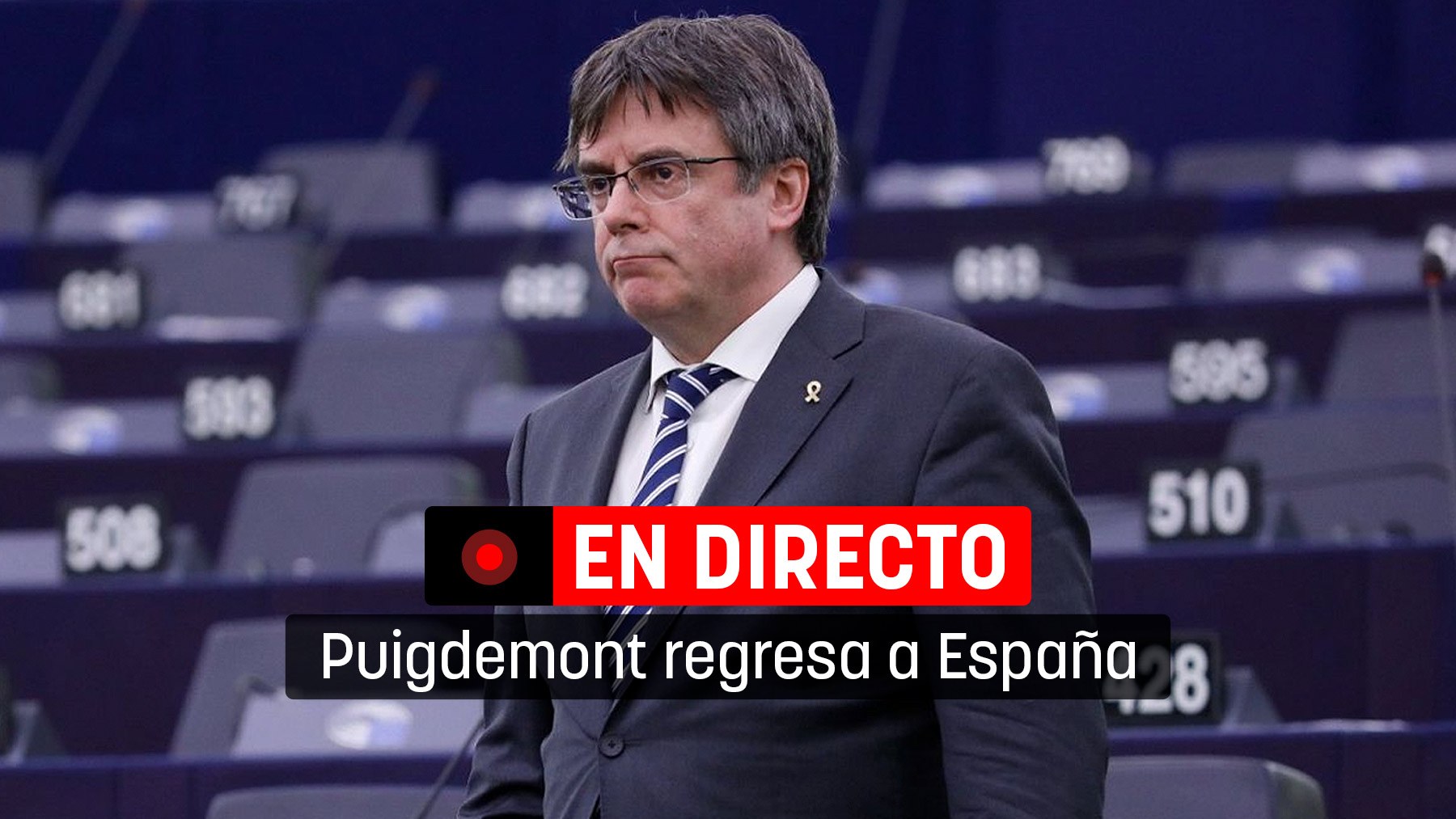 Puigdemont regresa a España, en directo.