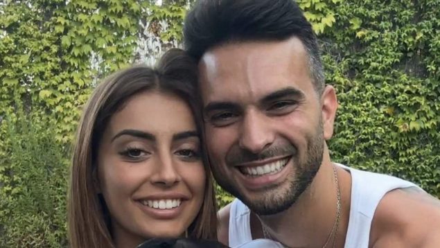 La influencer Marieta, con Suso Álvarez durante su relación