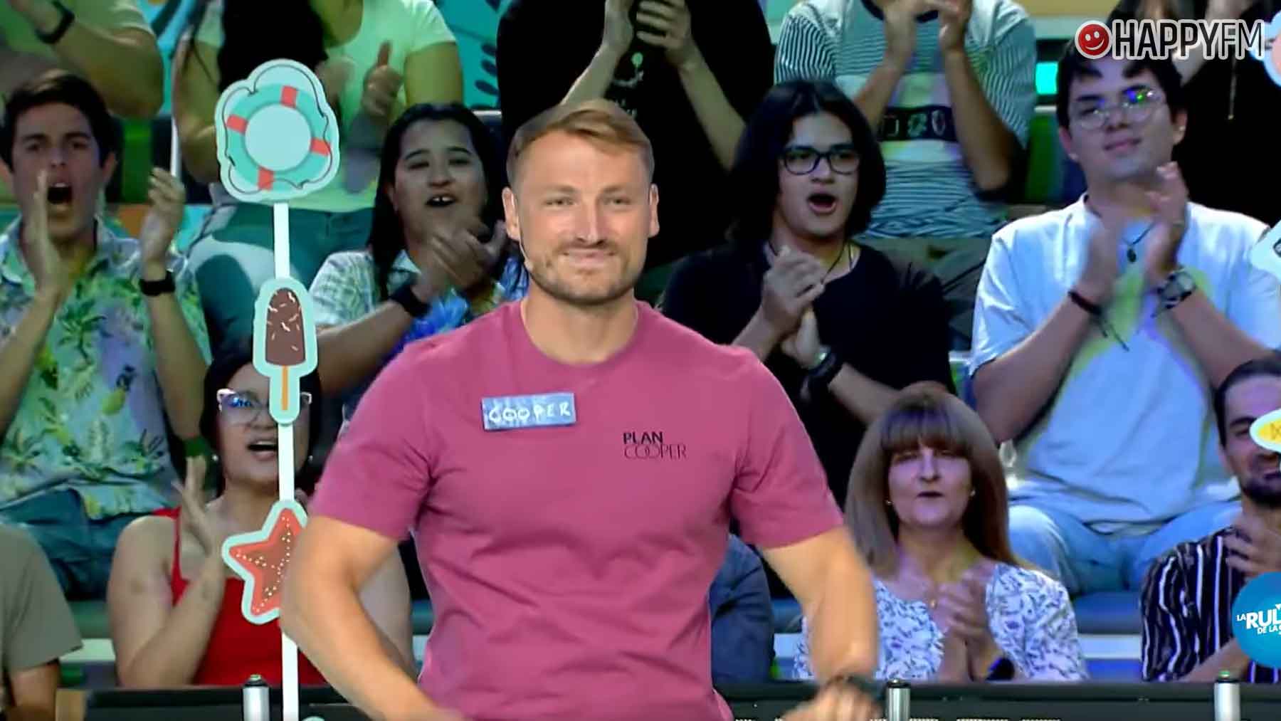 Marcus Cooper, el medallista olímpico que antes participó en La ruleta de la suerte (Atresmedia).