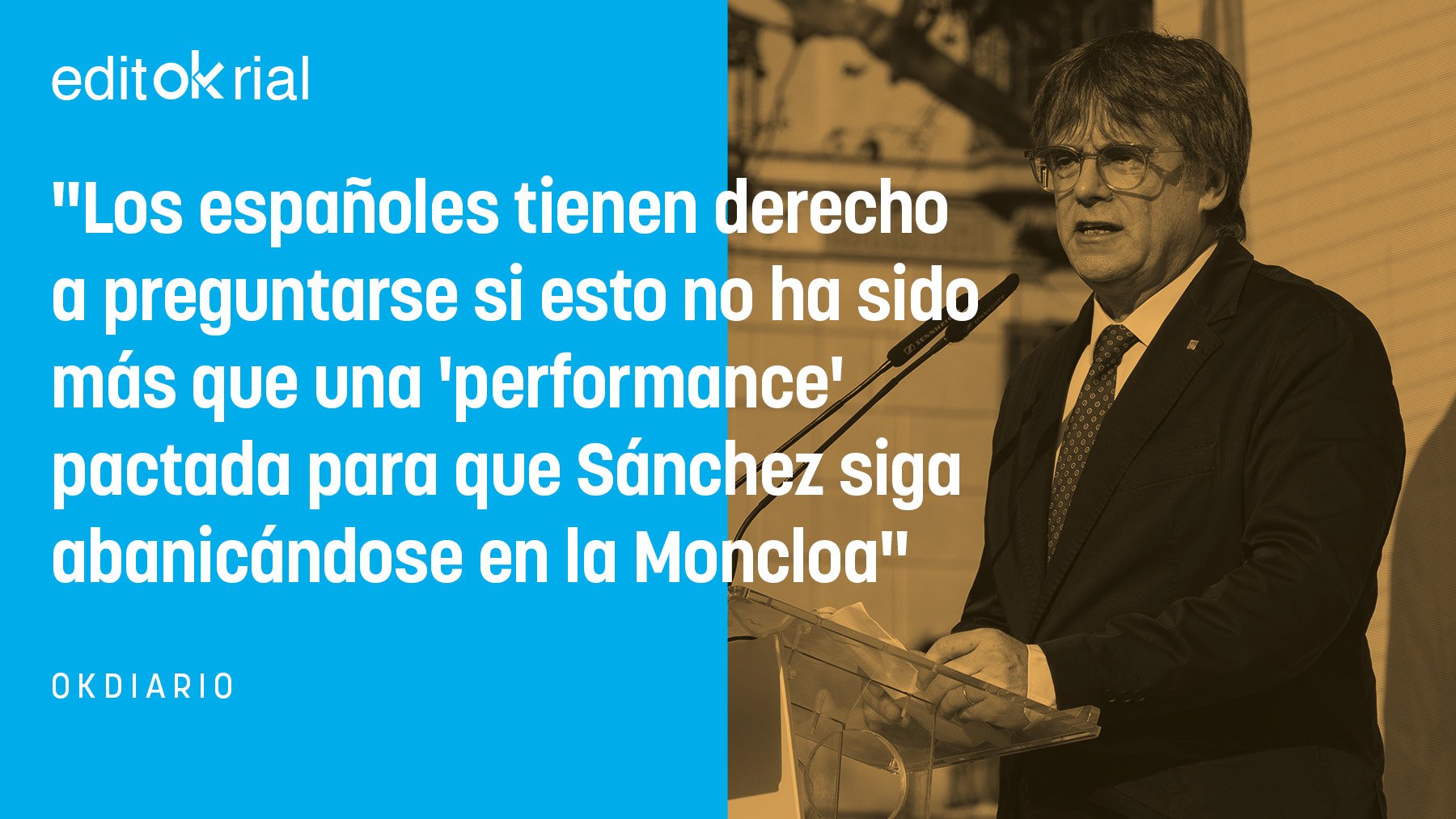 Puigdemont, Pedro Sánchez