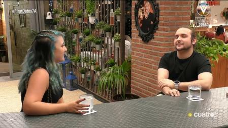 Yomar e Iván en 'First Dates'. (Mediaset)