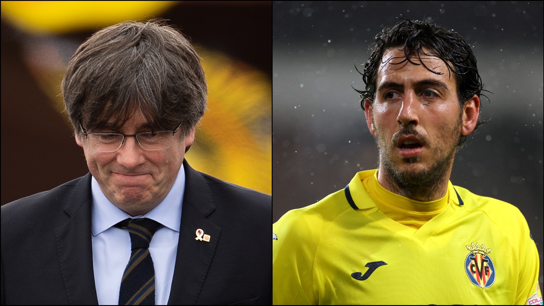 Parejo y Puigdemont. (Getty)