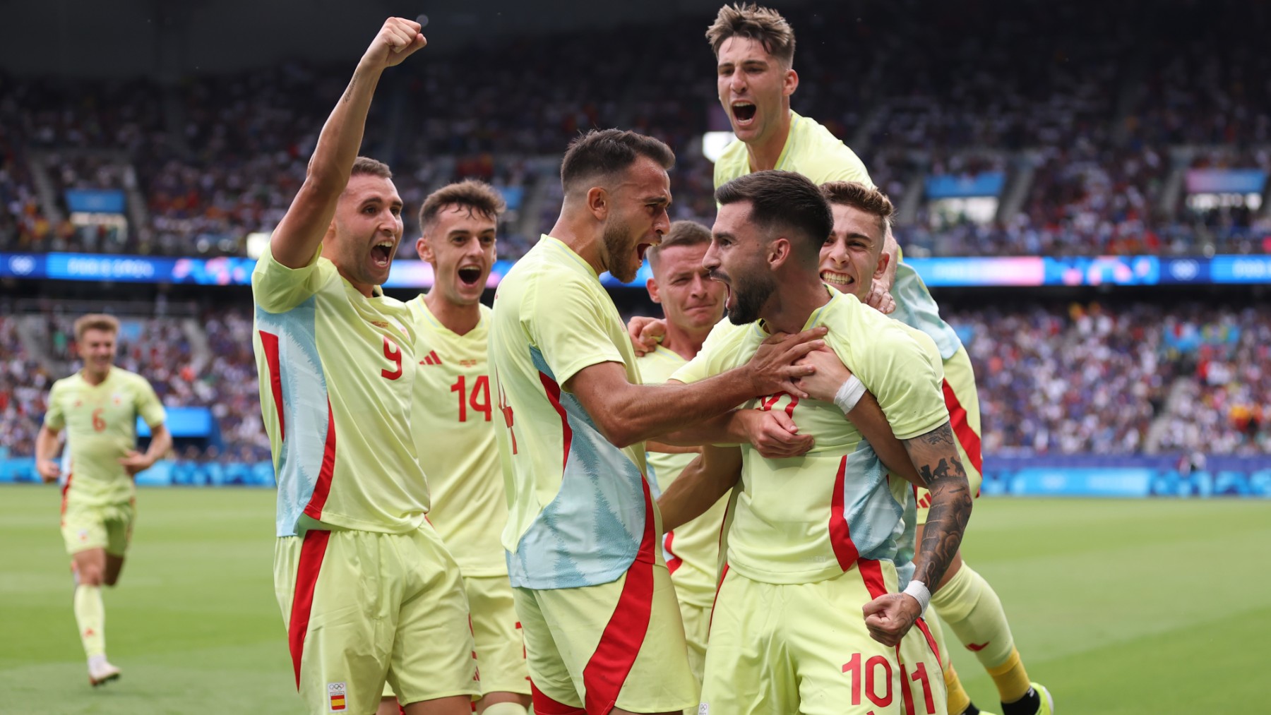 España consigue el oro en fútbol masculino. (Getty)