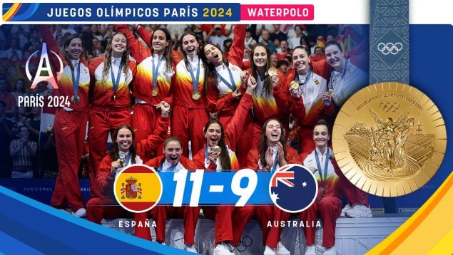 España oro Juegos Olímpicos waterpolo femenino