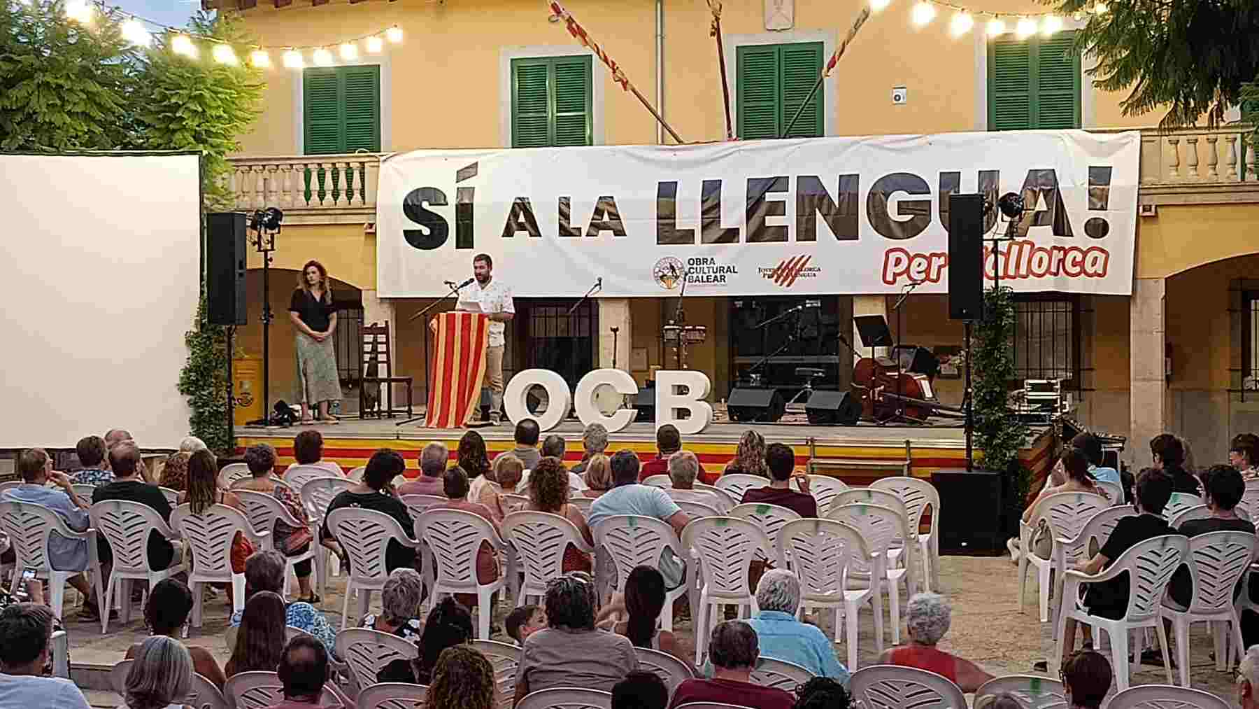 Acto público de la Obra Cultural Balear (OCB).