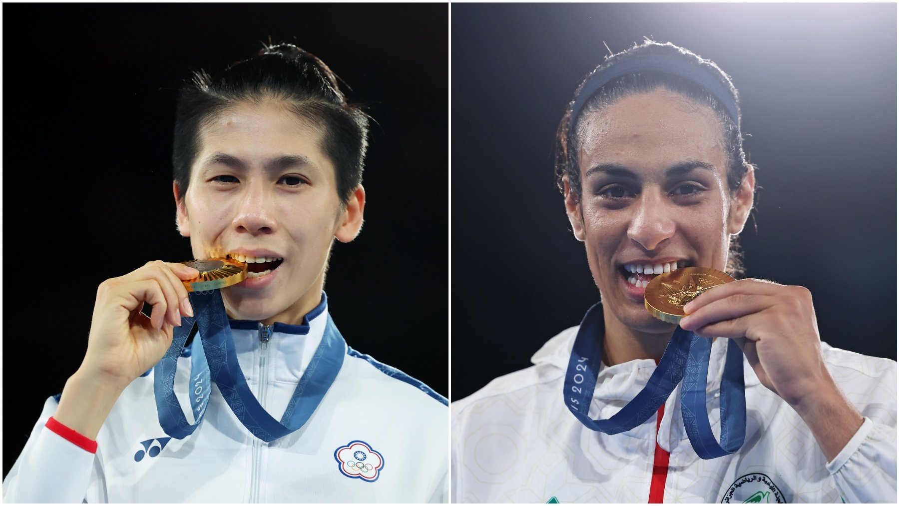 Las dos boxeadoras con sus medallas de oro. (Getty)