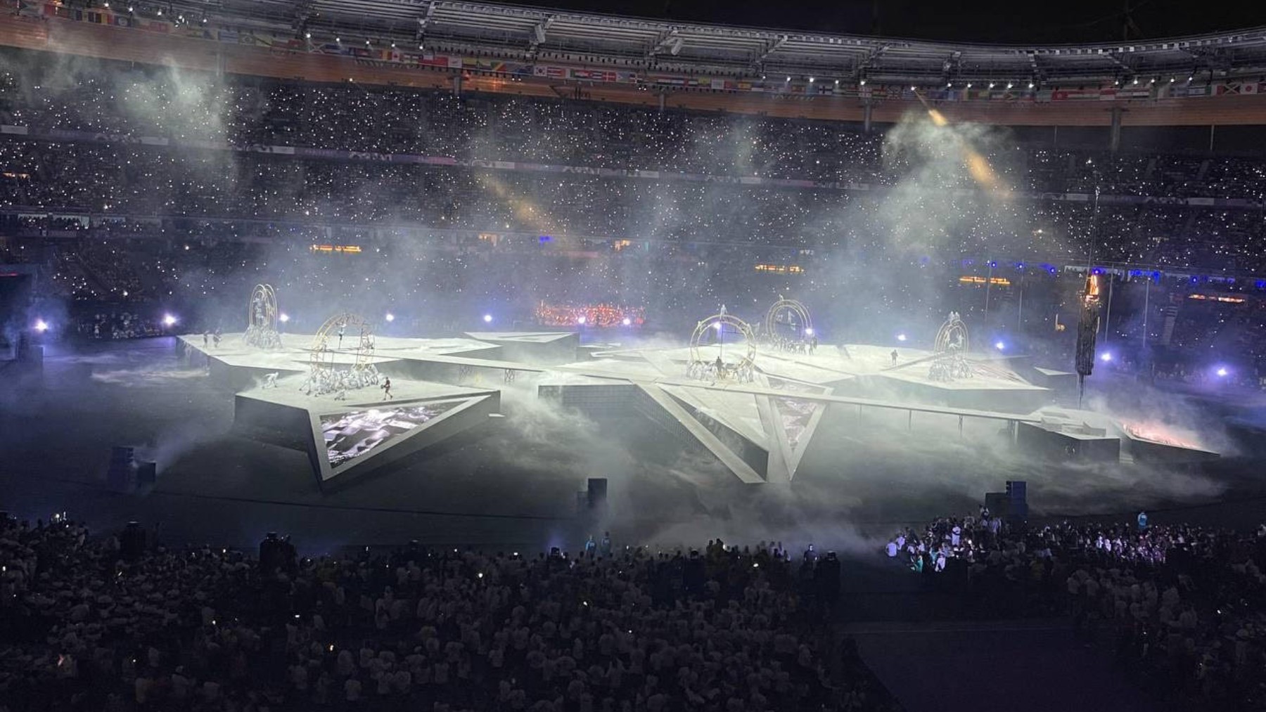 El Stade de France, en la ceremonia de clausura.