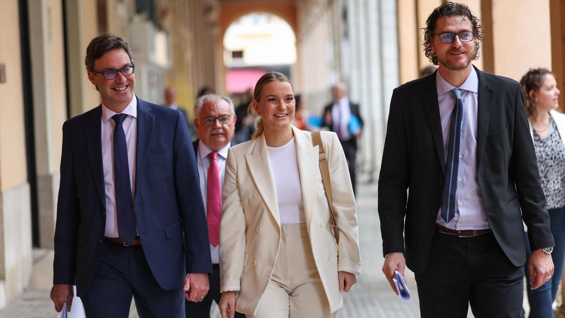 Antoni Costa, Marga Prohens y Sebastià Sagreras.