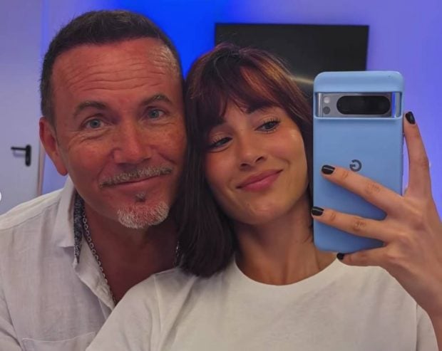 Aitana y su padre, Cosme Ocaña.