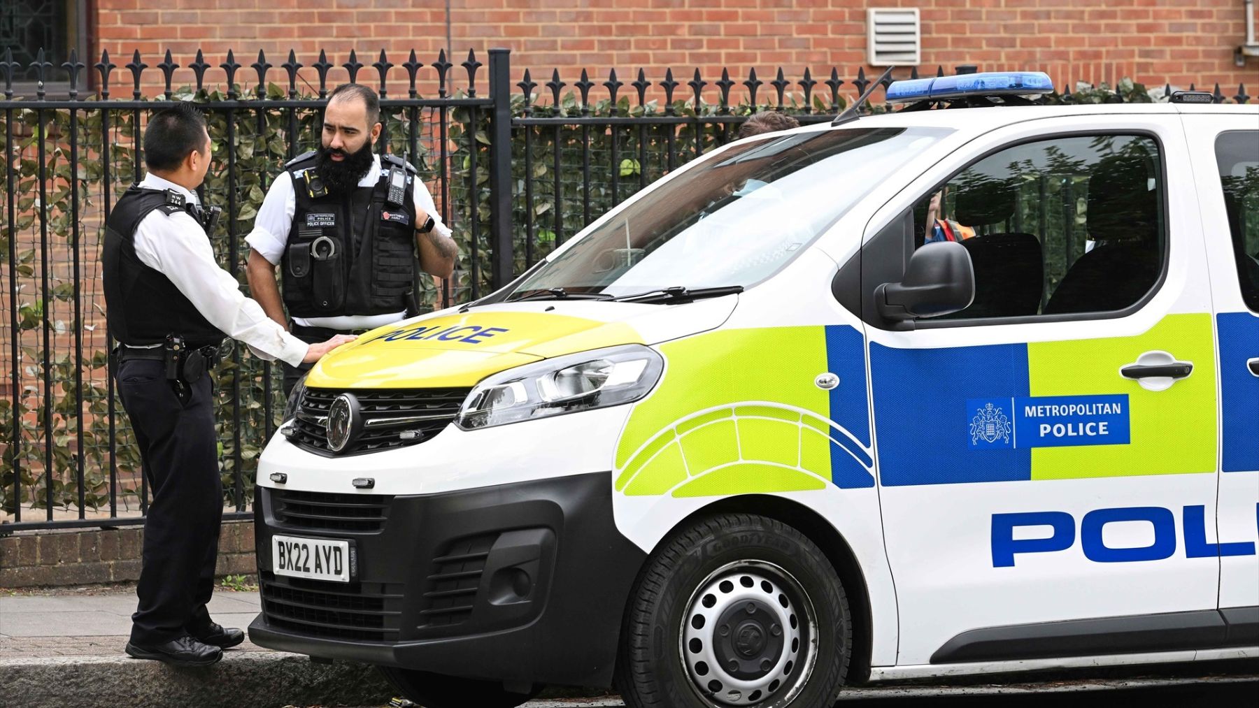 Agentes de la Policía Metropolitana de Londres. (FOTO: E.P.)