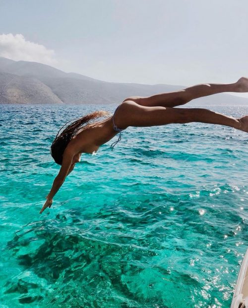 La foto que Marisa Martín Blázquez ha 'robado' ha una influencerpara hacer creer que se ha tomado durante sus vacaciones (Instagram).