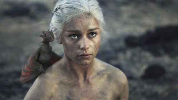 Emilia Clarke como Daenerys Targaryen en 'Juego de Tronos'. (Max)