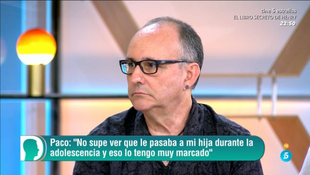 Paco, el padre de Astra, ha acudido a El diario de Jorge para apoyar a su hija (Mediaset).