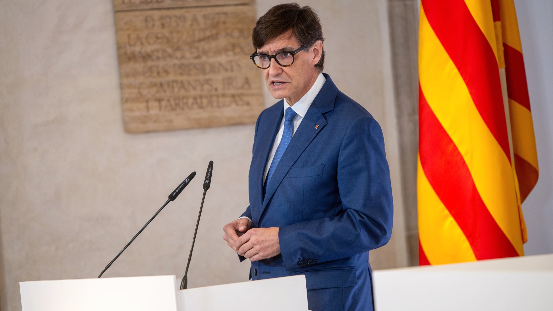 El presidente de la Generalitat, Salvador Illa. (Foto: EP)