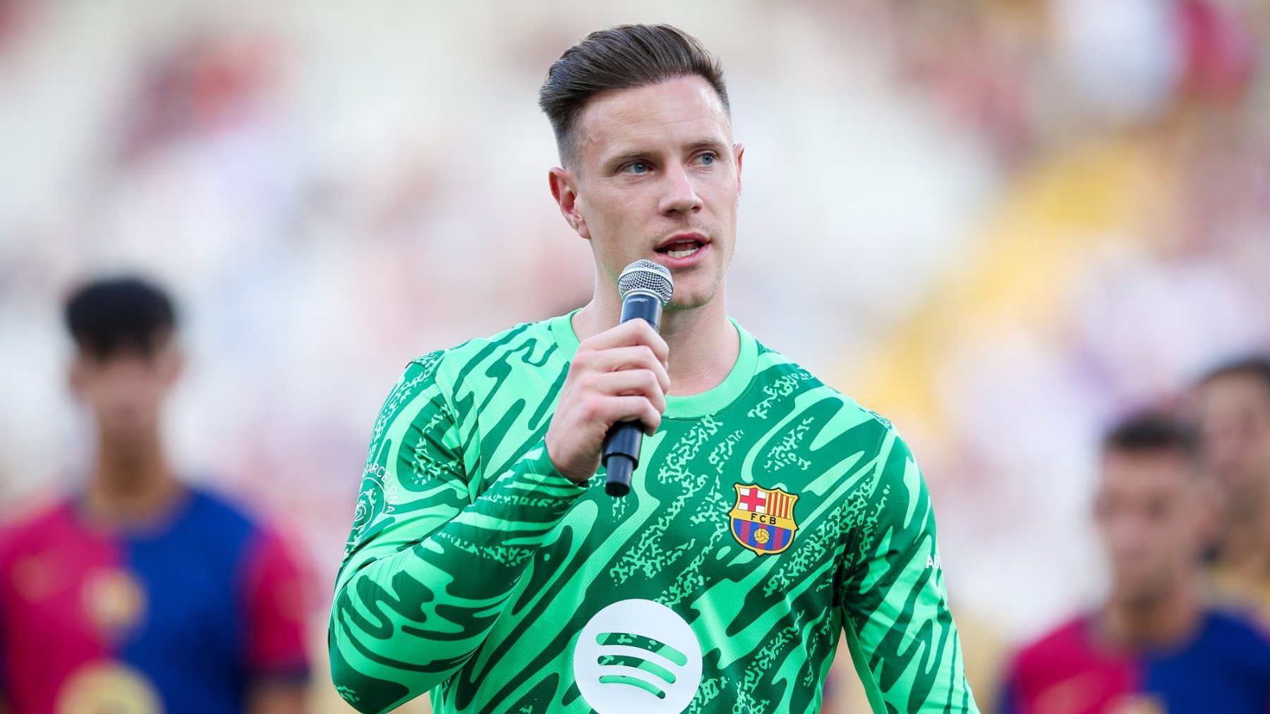 Ter Stegen, en el Gamper. (Getty)