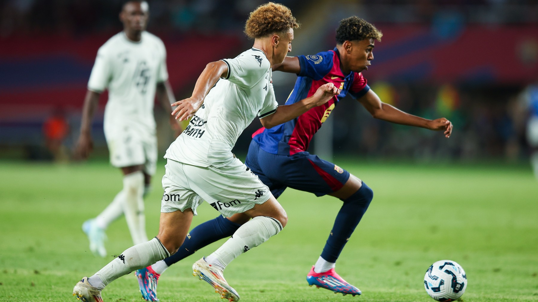 Lamine Yamal, en el Gamper. (Getty)