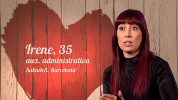 Irene, comensal en First Dates. (Mediaset)