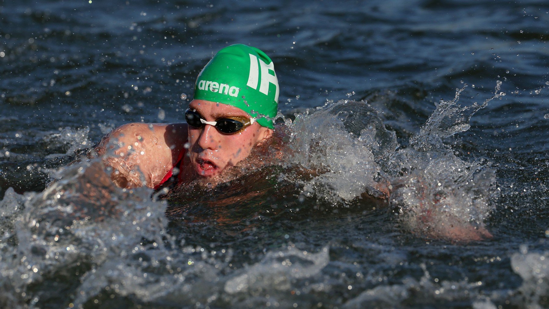 Daniel Wiffen compitiendo en los Juegos Olímpicos. (Getty)