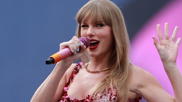 La cantante Taylor Swift, en Dublín