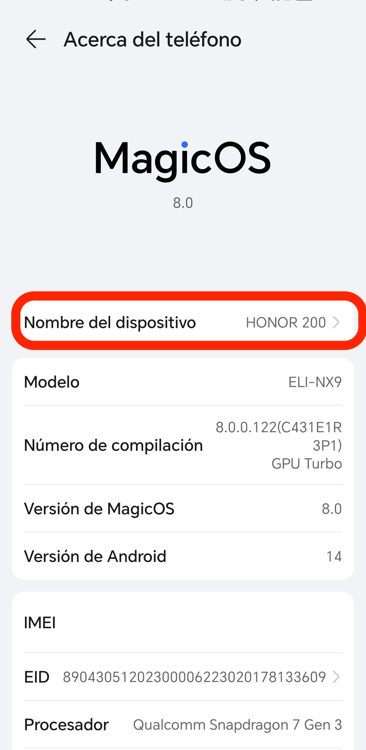 cambiar nombre Android