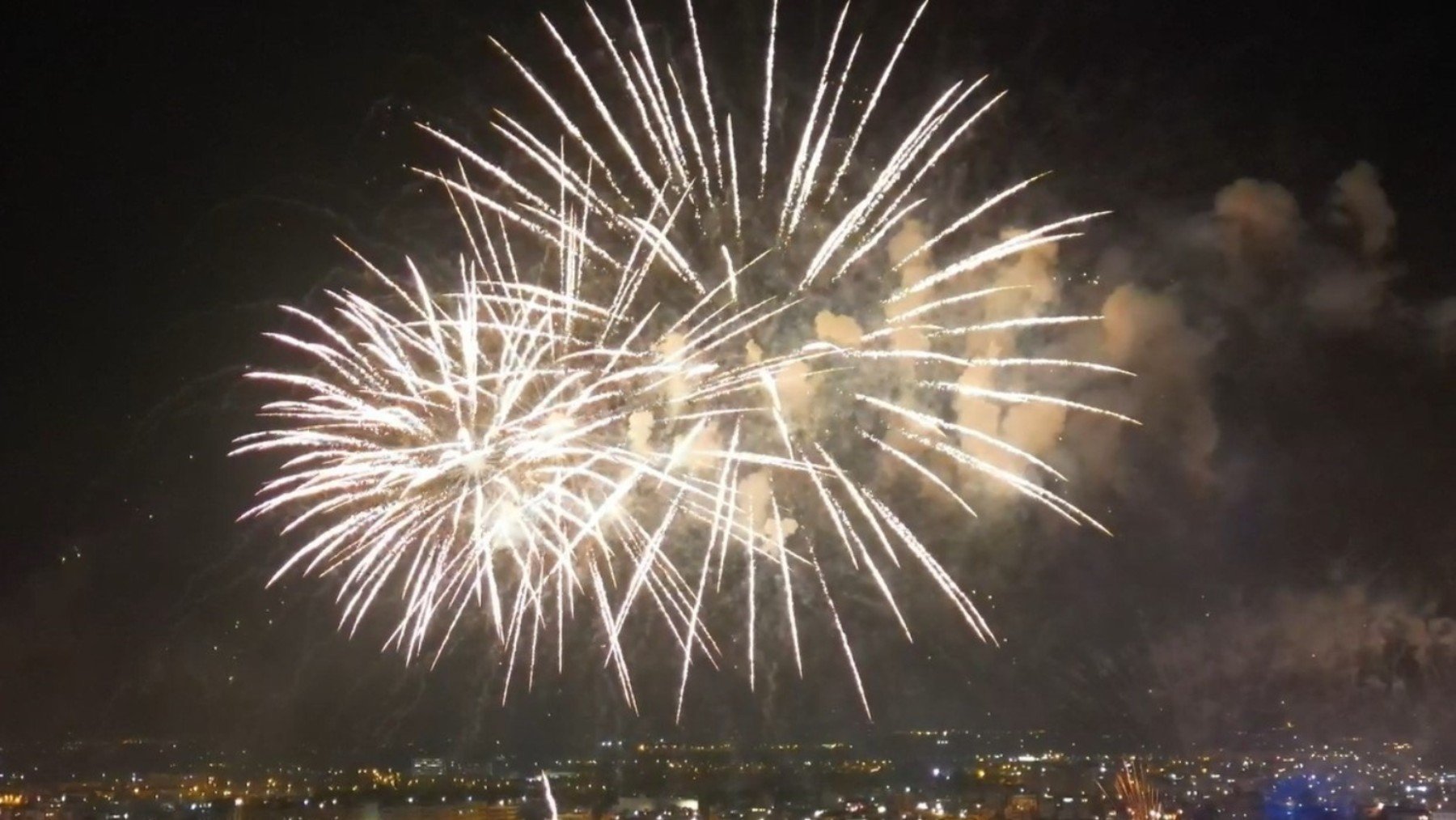 Imagen de los fuegos artificiales. (Foto: Ep)